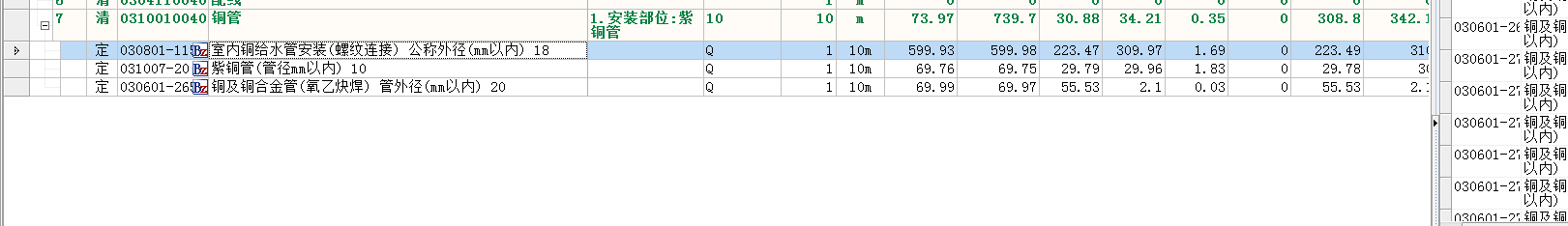 紫銅管套什么定額