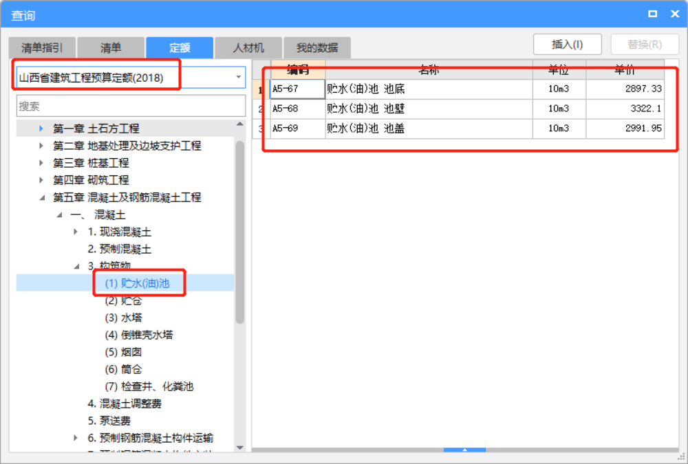 套定額
