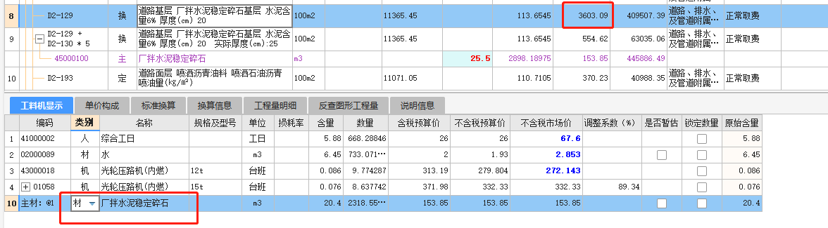 綜合單價(jià)不