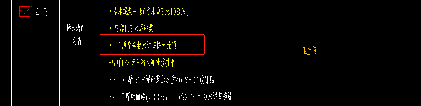 地面防水