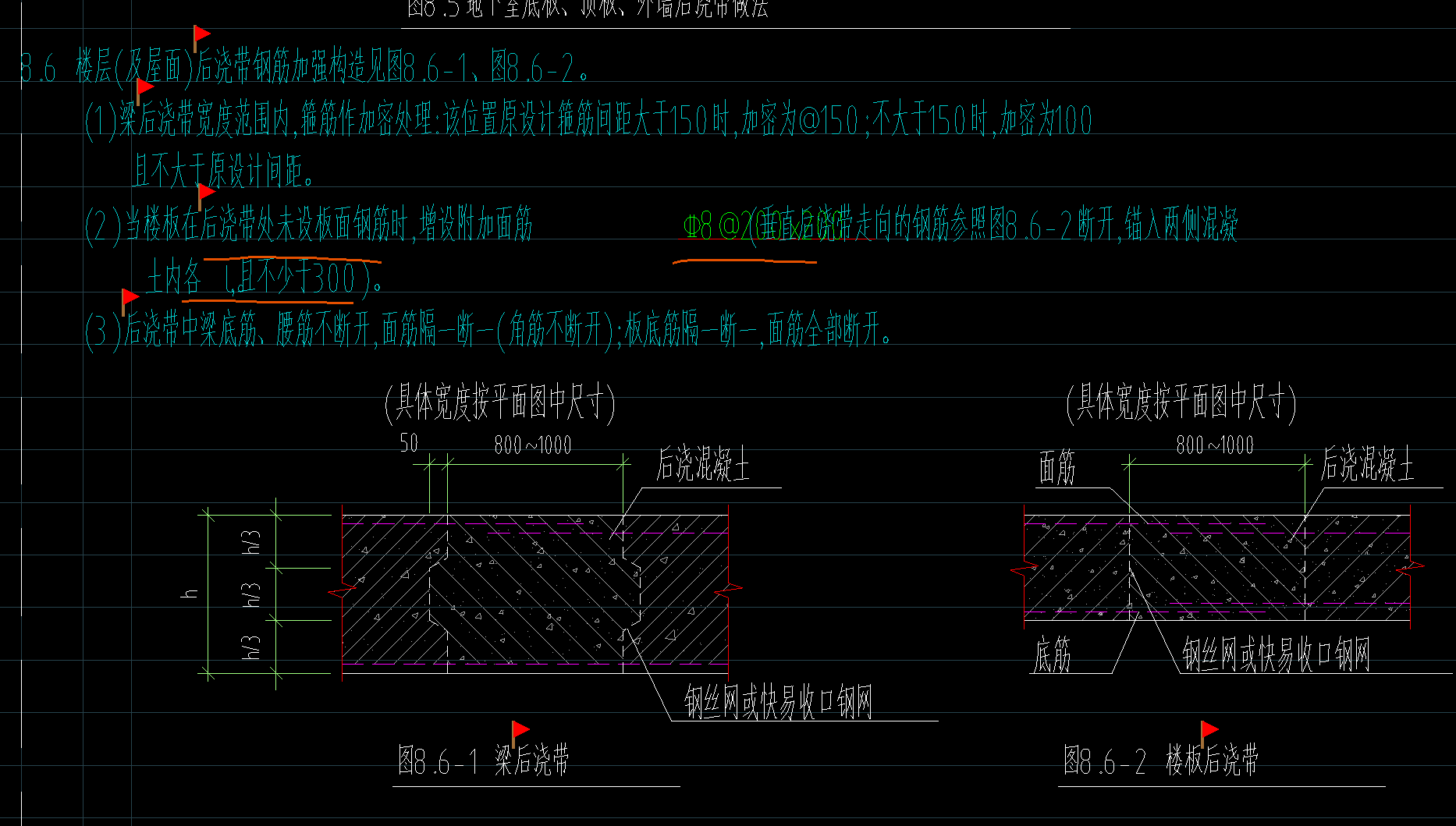 后澆帶