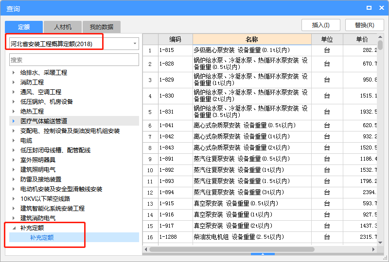 概算定額