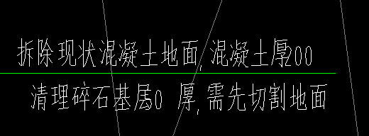 切割地面
