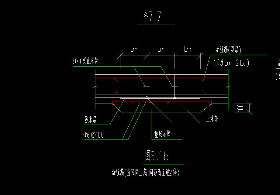 后澆帶大樣