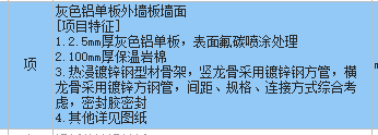 項目特征