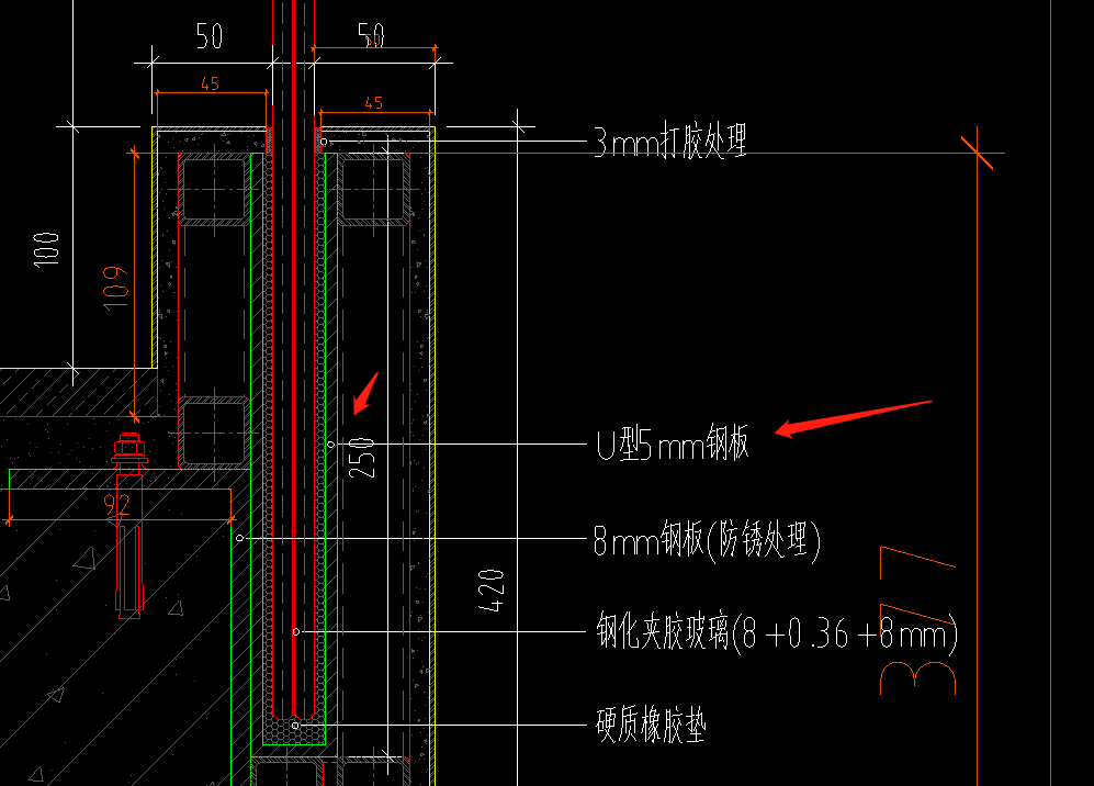 U型