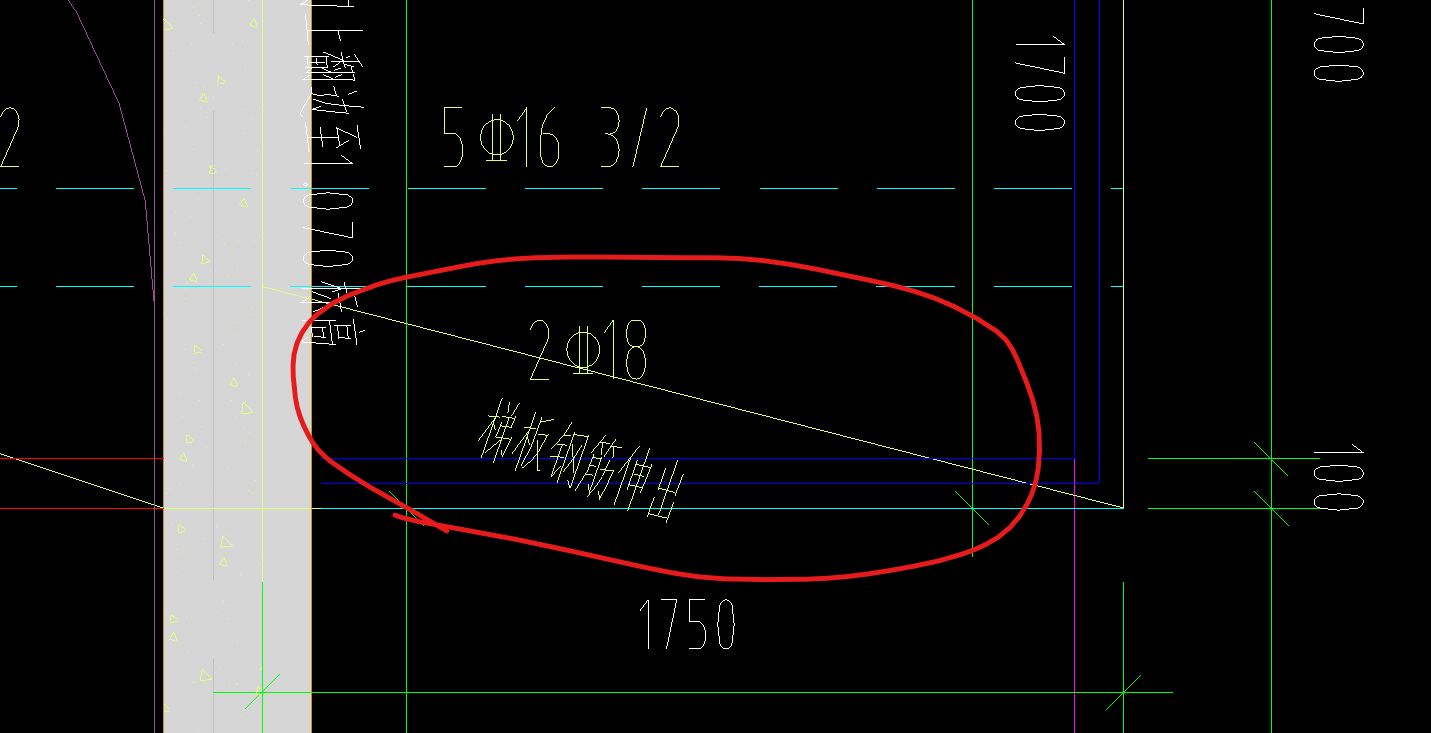 鋼筋伸出