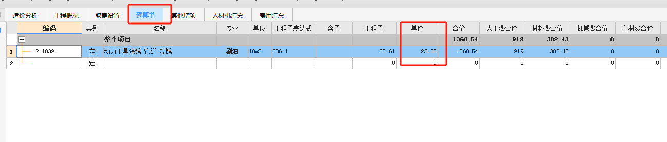 預算書