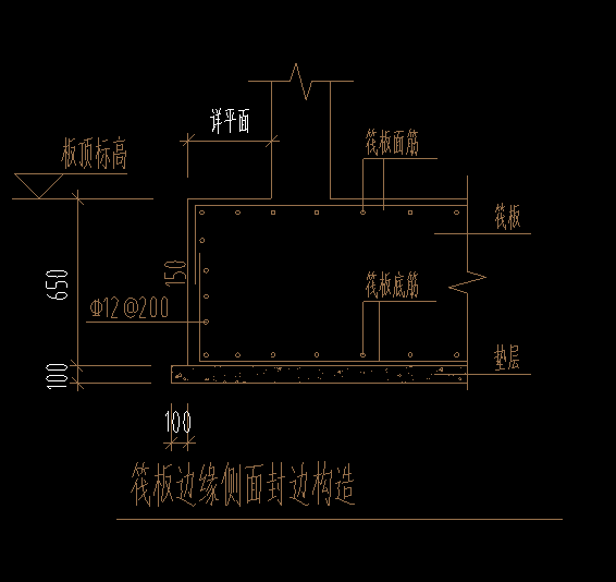 筏板封邊