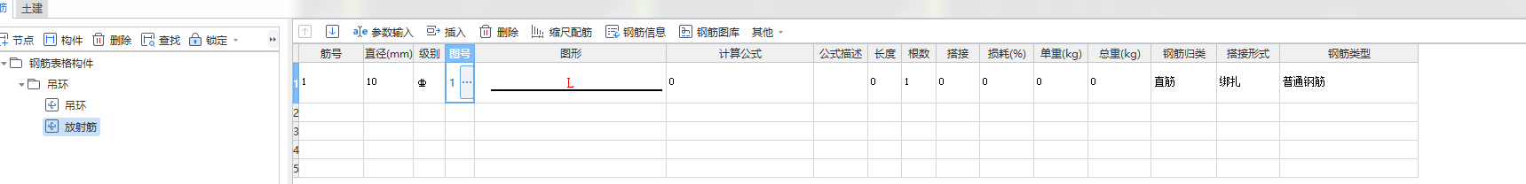 放射筋