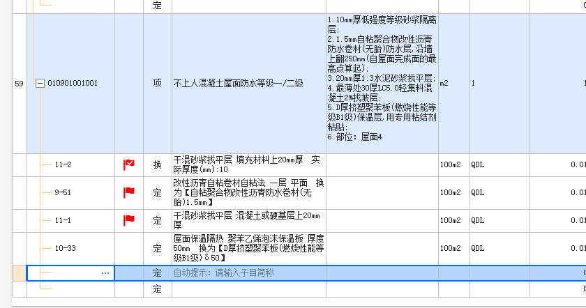 項目特征