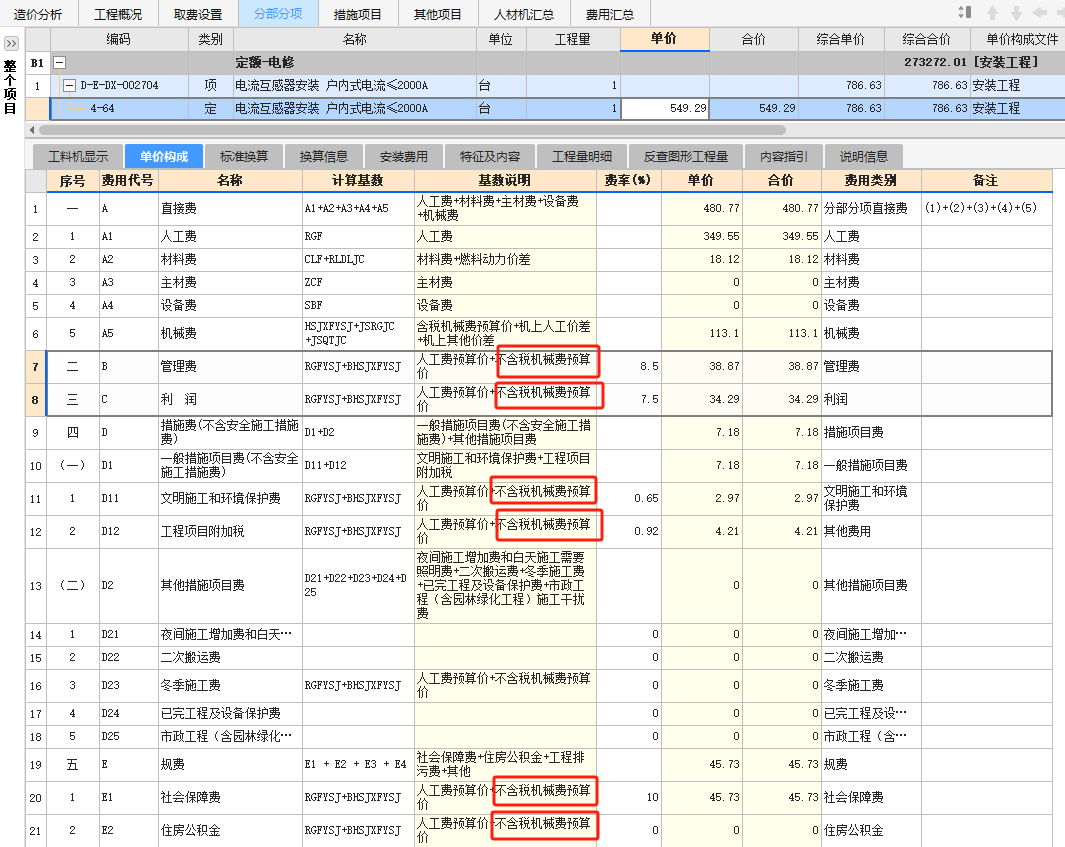 措施費