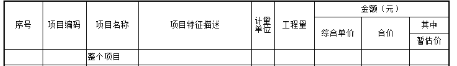 出工程量