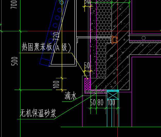 外墻保溫線條