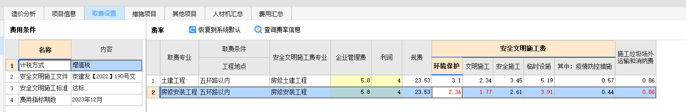 安全文明施工費