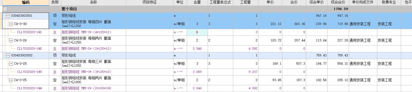 工程量