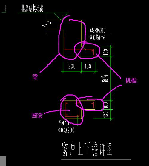 窗戶上