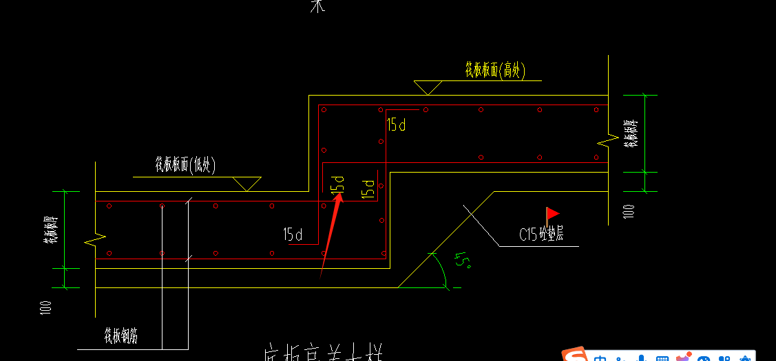 筏板變截面