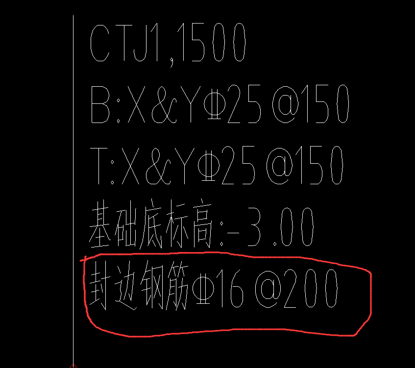 封邊鋼筋