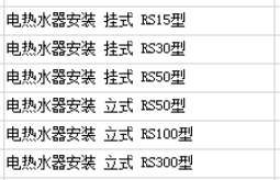 清單定額