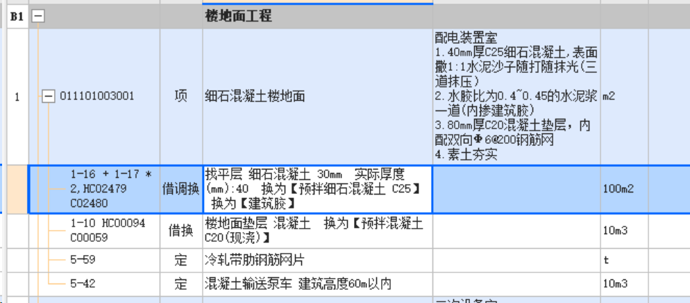 套清單