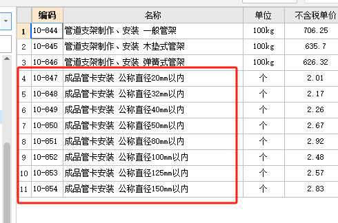 支吊架套什么定額