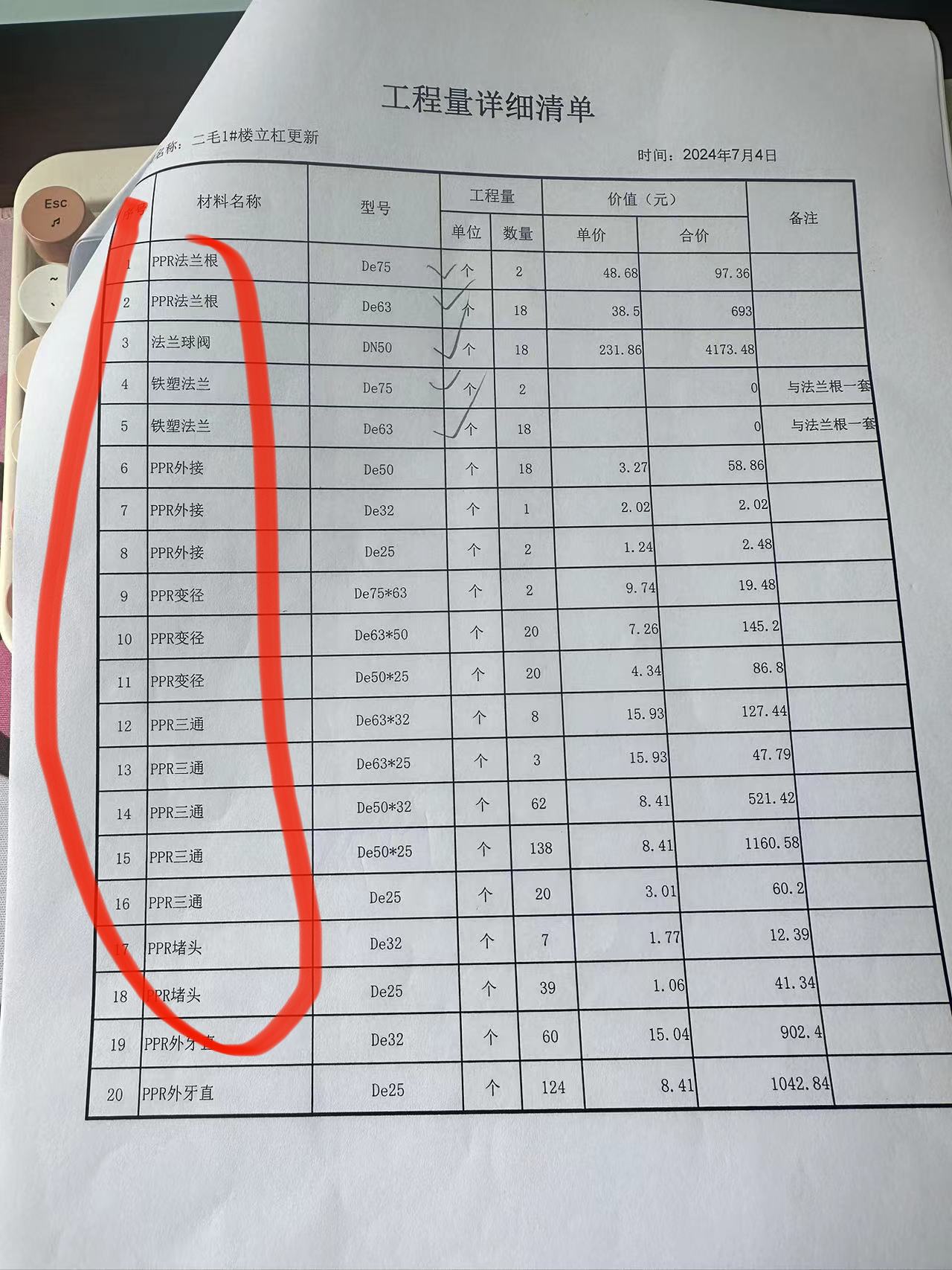 定額