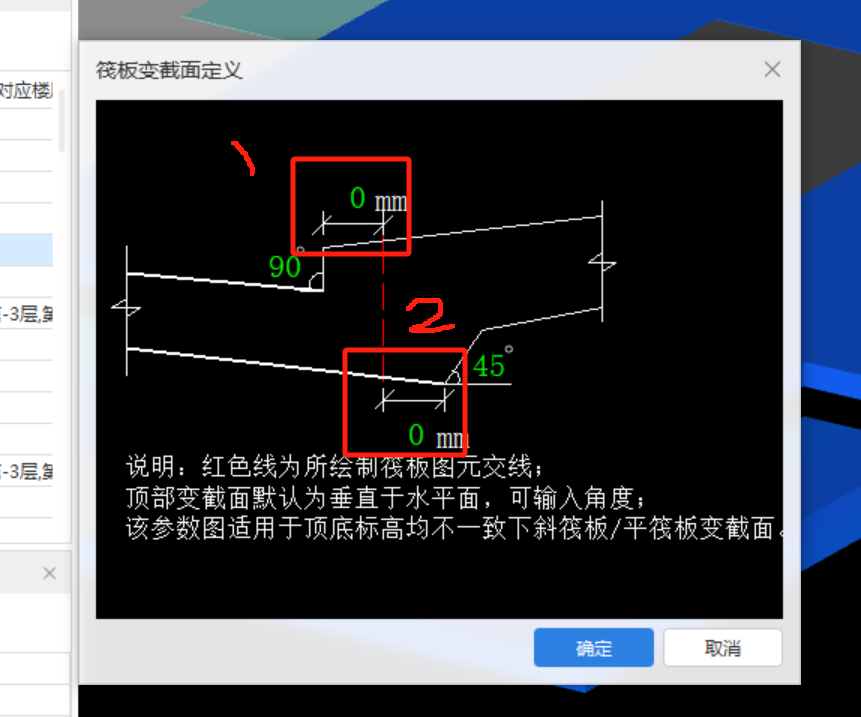 筏板變截面