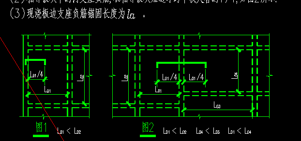 支座負筋