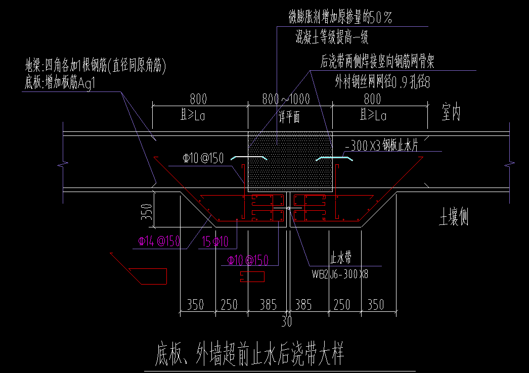 后澆帶布置