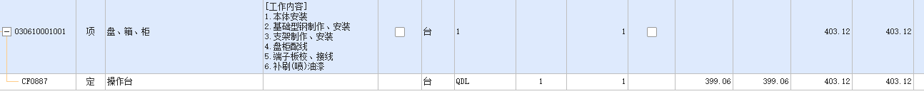 套清單