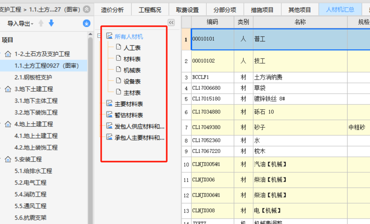 主材