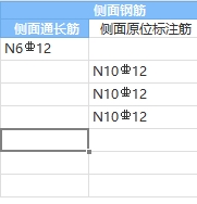 側(cè)面原位標(biāo)注筋