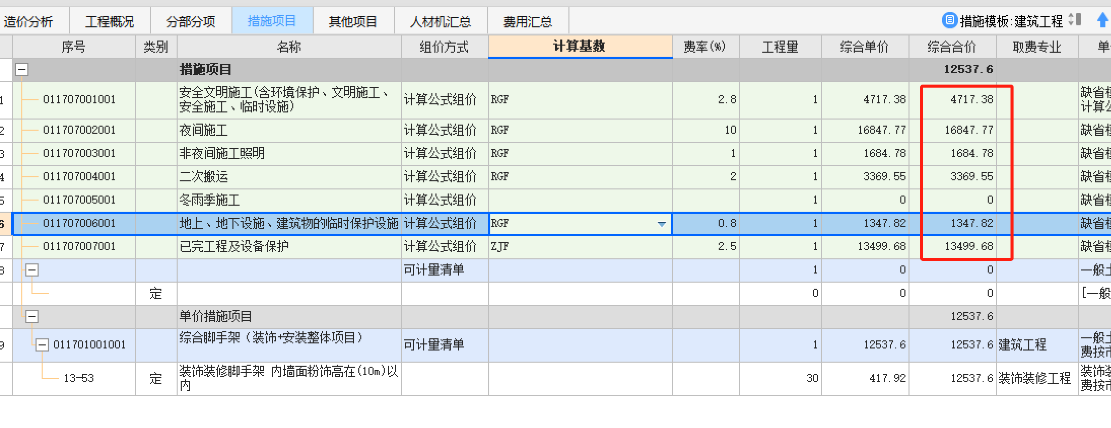 單價