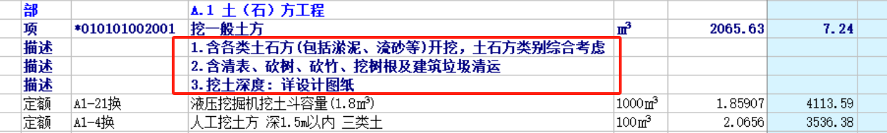 清單描述
