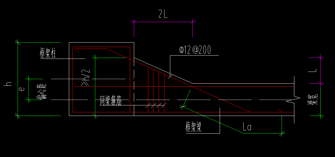 水平加腋