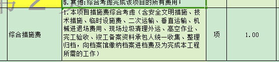 措施費