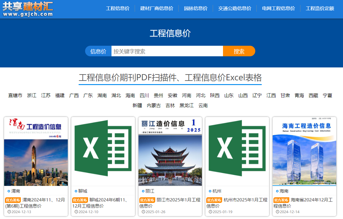 貴陽信息價