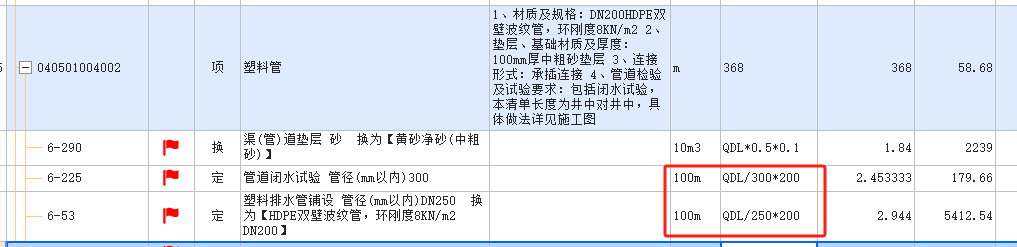 程量表達式