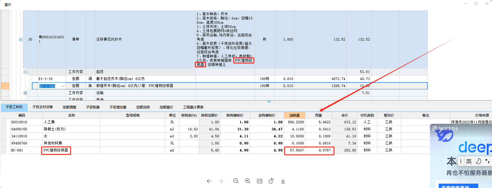 消耗量