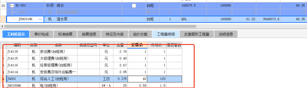 定額