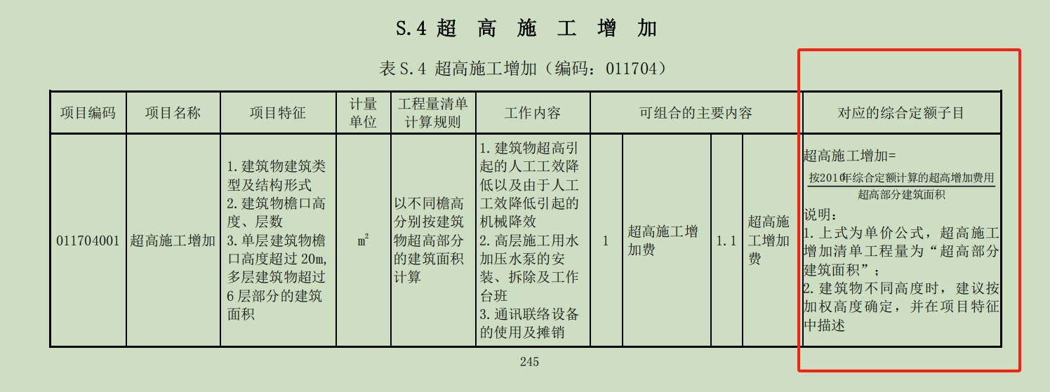 增加費