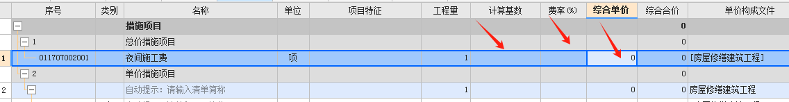 措施費