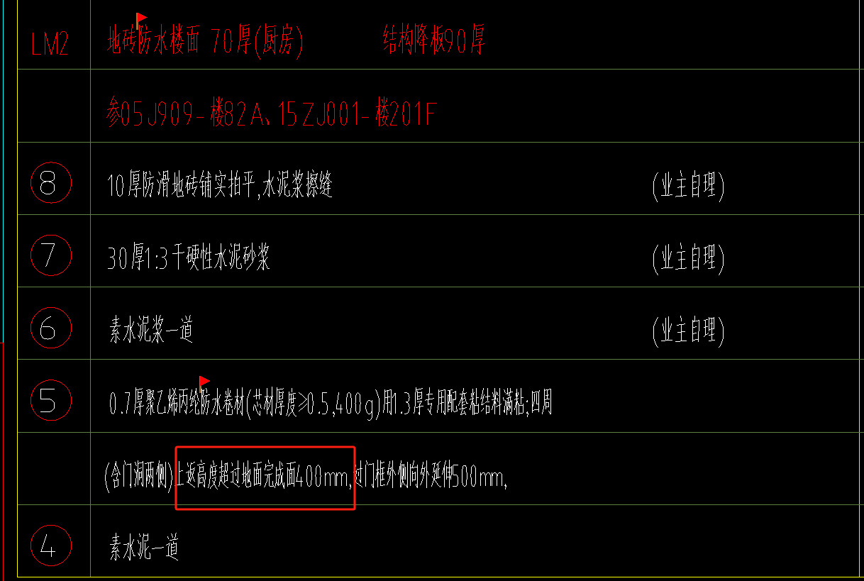 地面做法