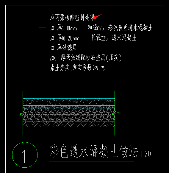 透水混凝土路面