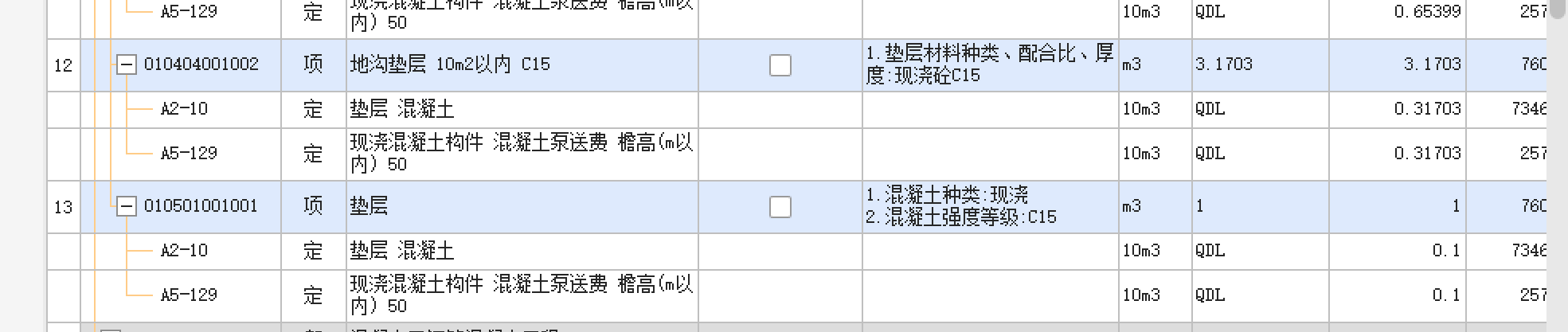 墊層
