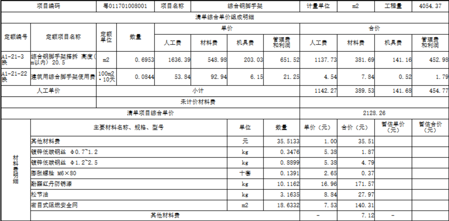 綜合腳手架