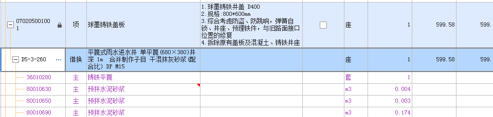 套定額