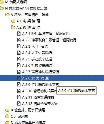 套清單