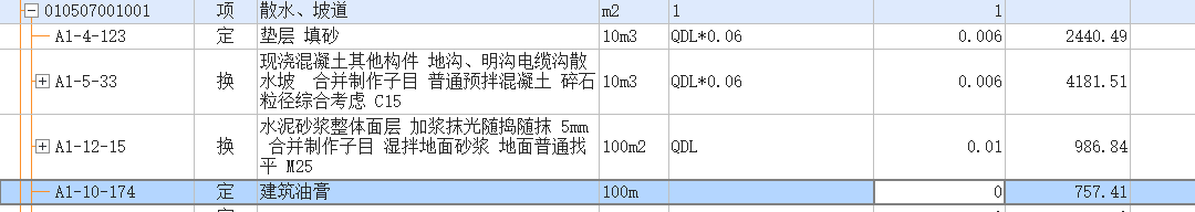 定額